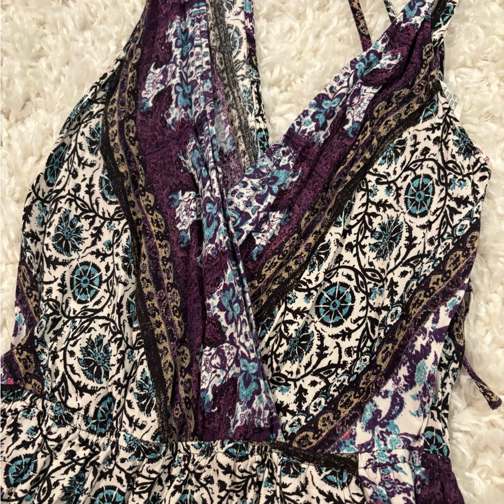 Purple pattern romper - Picture 3 of 3